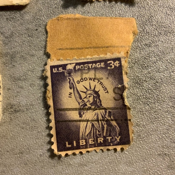 RARE VINTAGE 1954 Liberty stamp bundle - Picture 7 of 9